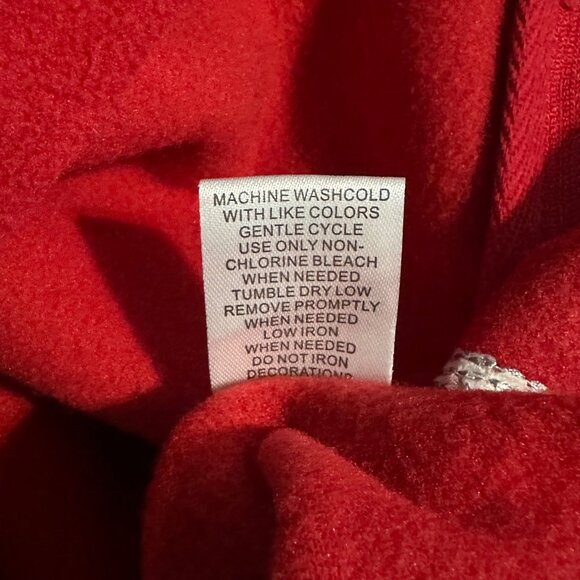 Rebecca Malone Holiday Vest Womens XL Red Fleece Snowman Embroidered Christmas - Picture 6 of 9